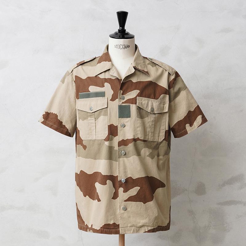 MILITARY（ミリタリー） 実物 USED フランス軍 チャドシャツ 半袖