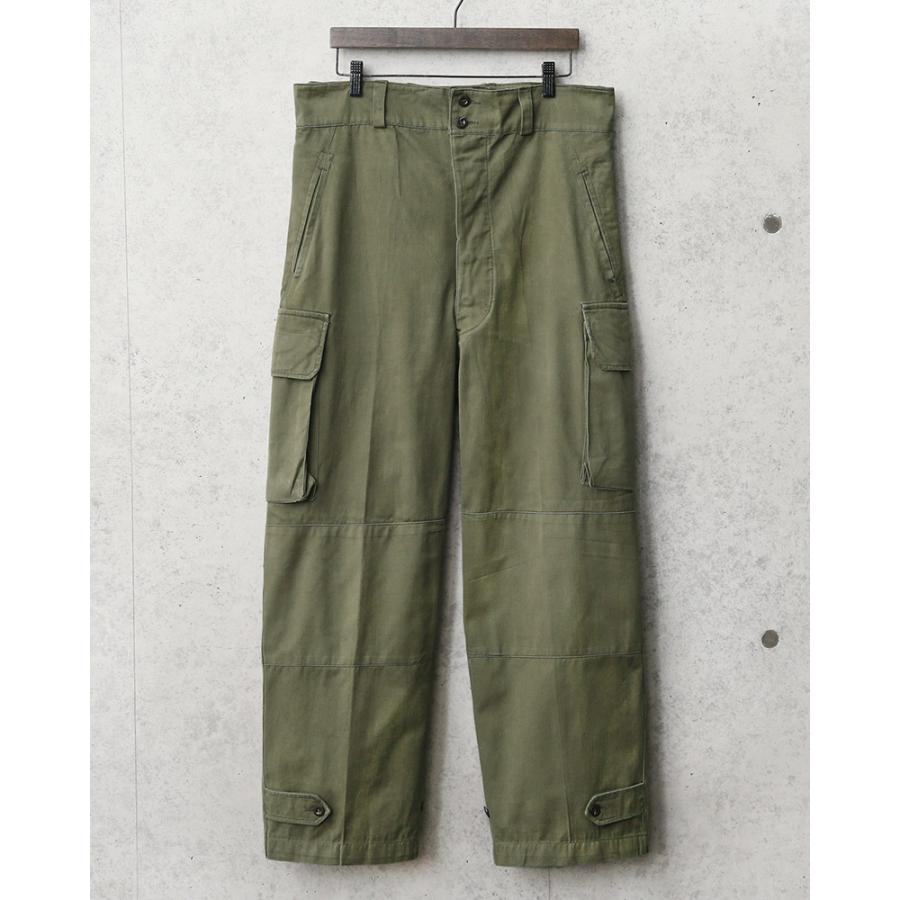 MILITARY（ミリタリー） 実物 USED フランス軍 M-47 カーゴパンツ 後期