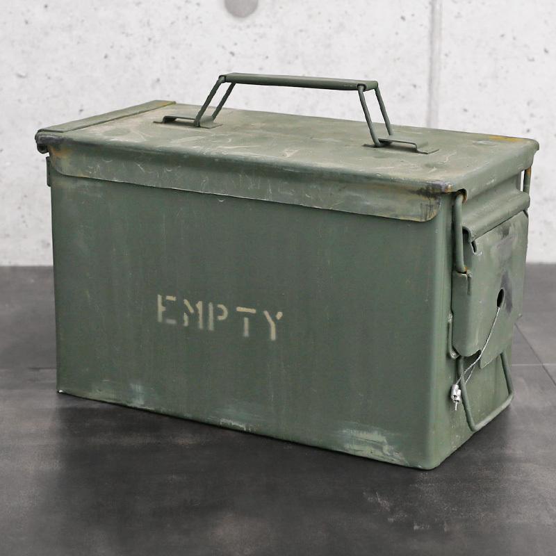 MILITARY（ミリタリー） 実物 USED 米軍 50 CAL AMMO CAN アンモ