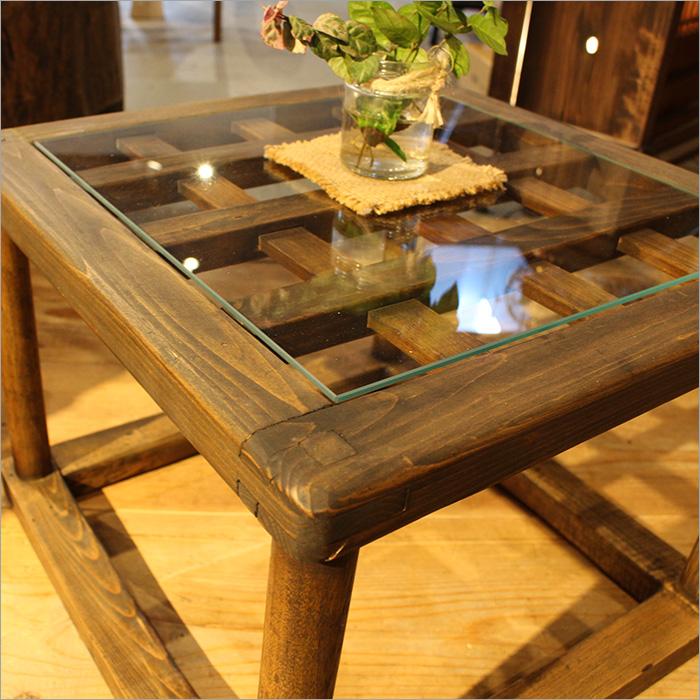 こたつ やぐら ローテーブル ガラステーブル 天然木 昭和レトロ