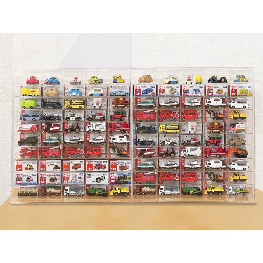 トミカ オールアクリル100W トミカのミニカーを最大200台収納可能