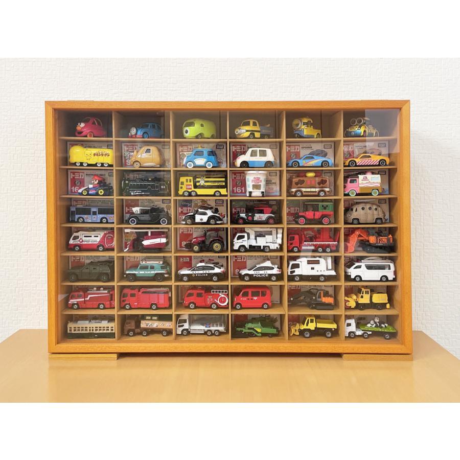 トミカ メープル枠×メープル棚 トミカのミニカーが最大96台収納可能