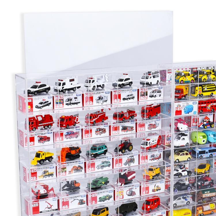 トミカ オールアクリル100W トミカのミニカーを最大200台収納可能
