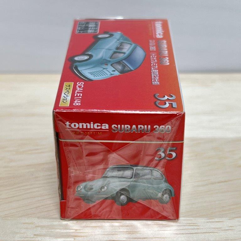トミカプレミアム タカラトミー 35 スバル 360 発売記念仕様 箱