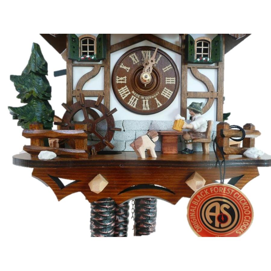 鳩時計 ドイツ製 本物 煙突掃除屋さんとサンタクロース : ヴァルト