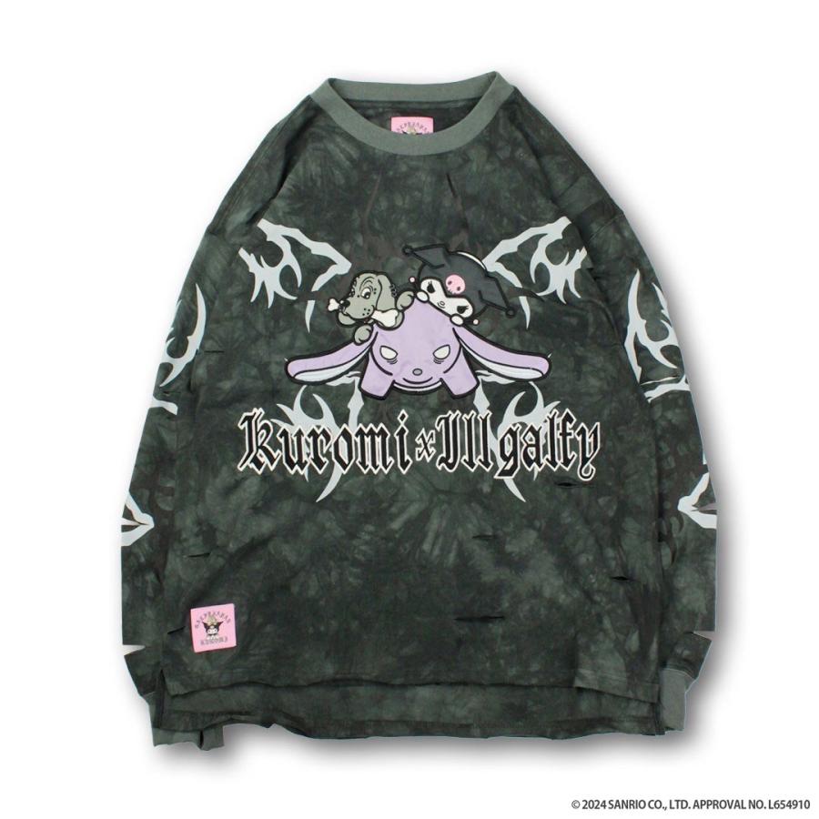 GALFY（ガルフィー） クロミ × コラボ イルガルフィームラ染めロンTee