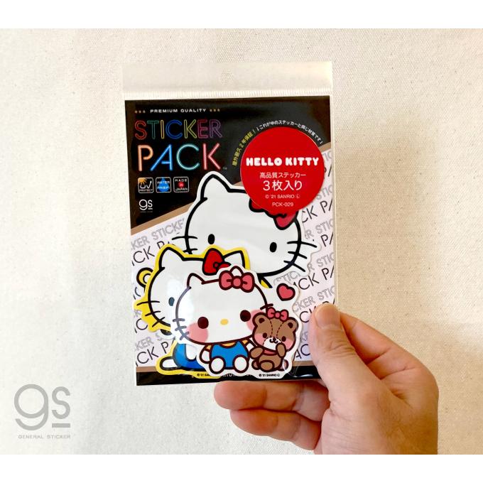 3枚セット ステッカーパック サンリオ キティ アソート キャラクター
