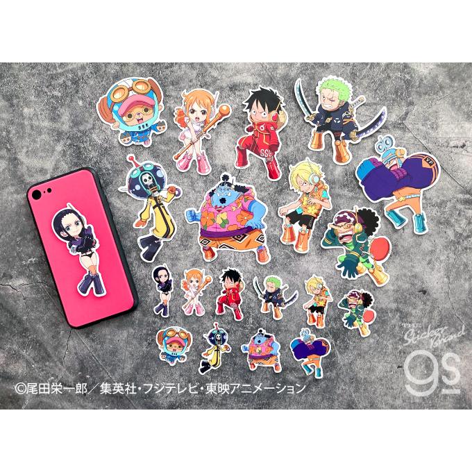 10種セット：SD ワンピース エッグヘッド編 ステッカー キャラクター