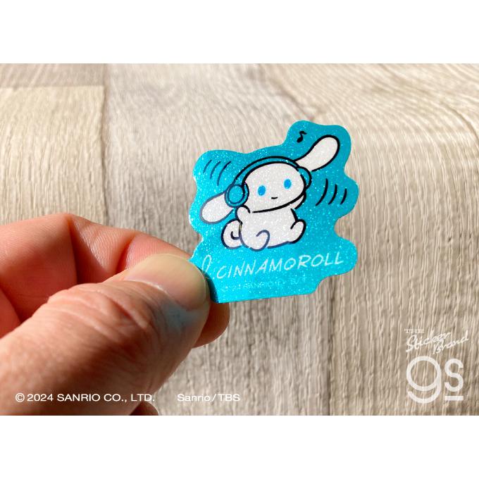 アイシナモロール グリッターミニステッカー スマホ サンリオ SANRIO