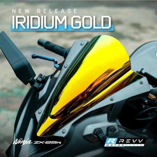 レブ Revv Iridium Windshield Color：Gold ZX-25R ZX-4R ZX-4RR