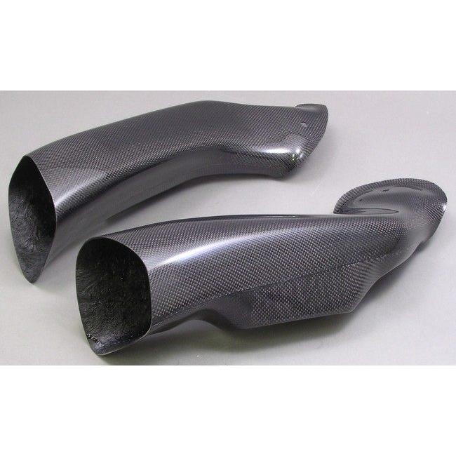 A-TECH（エーテック） 専用ラムダクト 素材：平織カーボン(左側) ZX-7R