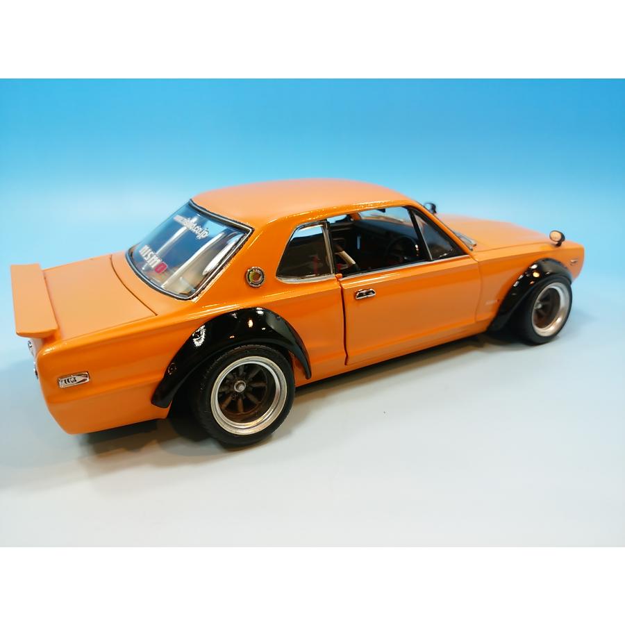 京商 1/18 日産 スカイライン 2000 GT-R KPGC10 ハコスカ カスタム品
