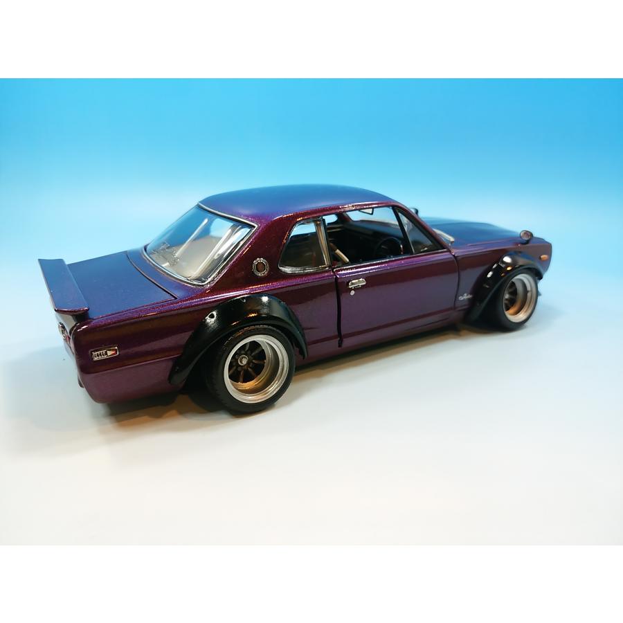 京商 1/18 日産 スカイライン 2000 GT-R KPGC10 ハコスカ カスタム品