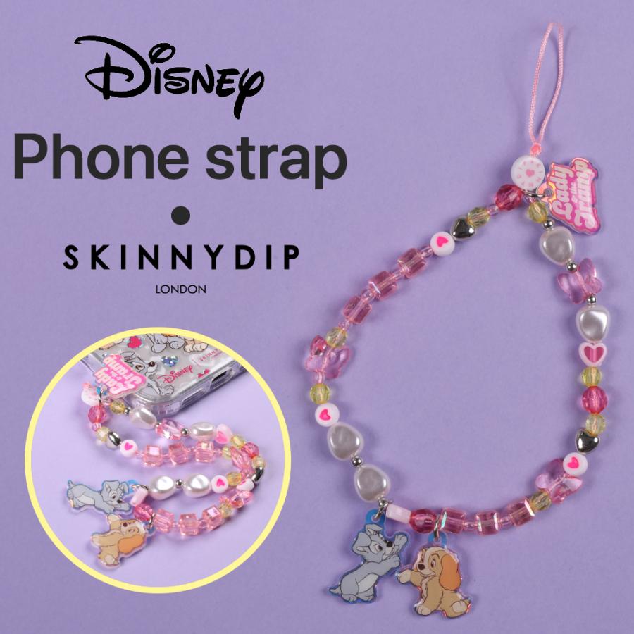 スマホストラップ レディ トランプ わんわん物語 キャラクター