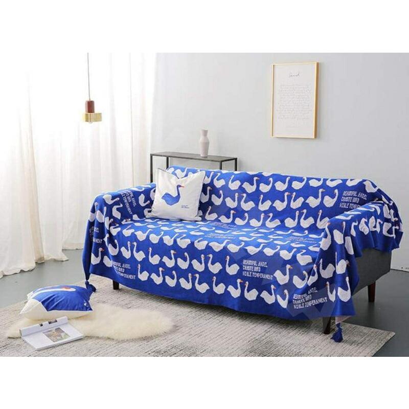 北欧 ノルディック ブランケット ひざ掛け 通年使える アート 抽象