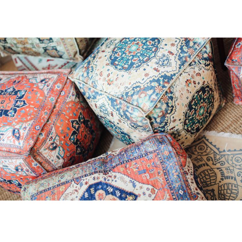 プフクッション キリム プリント モロッカン モロッコ スツール