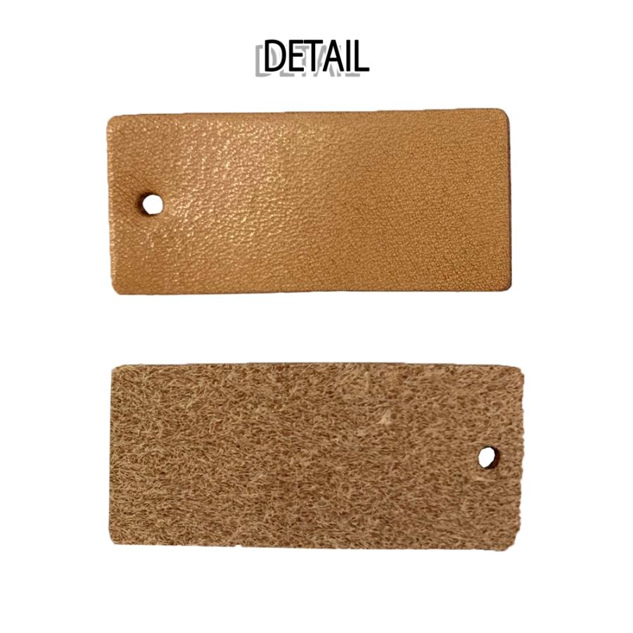 ハンドメイド用 革タグ 40枚セット ヌメ革 栃木レザー細め レザー