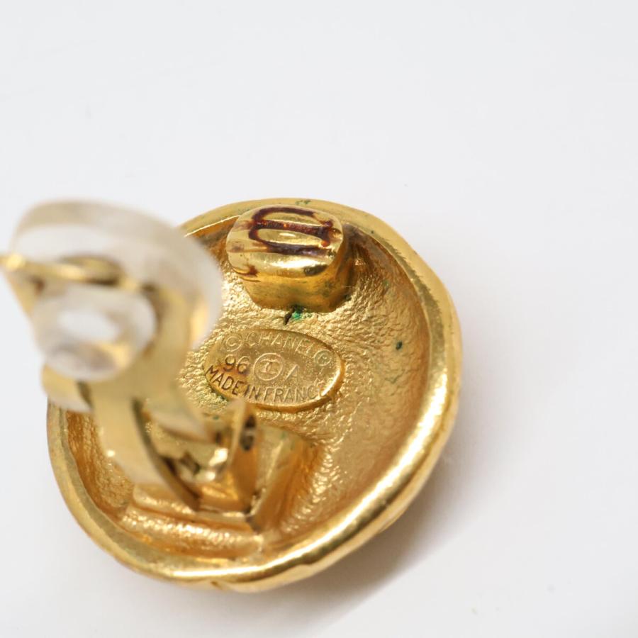 CHANEL（シャネル） 96A ココマーク ラウンド イヤリング ゴールド