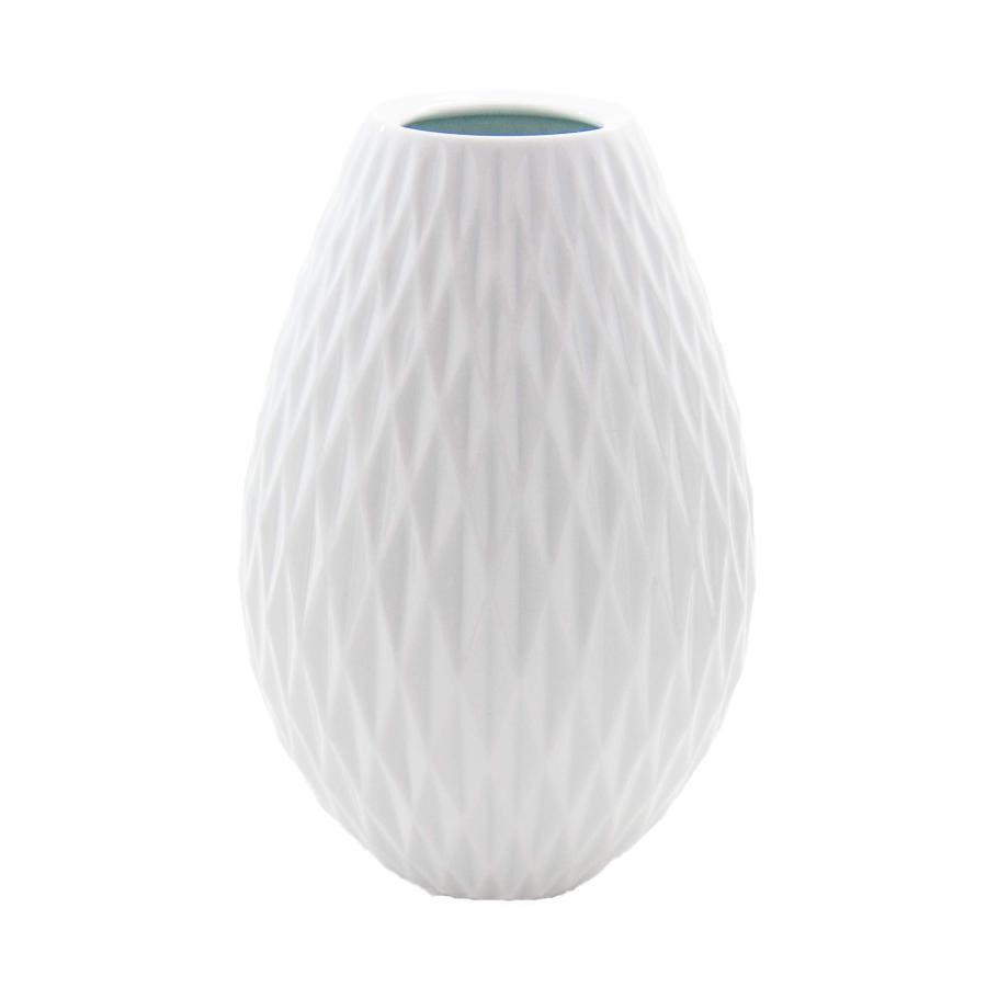 香蘭社 花瓶 白磁ダイヤ 299-NSR ホワイト 22.8cm 299-NSR1 個