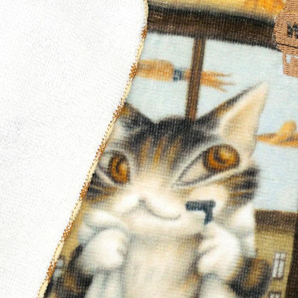 わちふぃーるど（WachiField） アート刺繍ミニタオル イカしたホテル