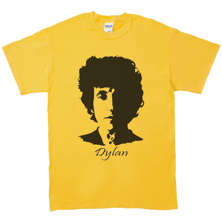 バンド ロック Tシャツ ボブ ディラン Bob Dylan イエロー : Tシャツ