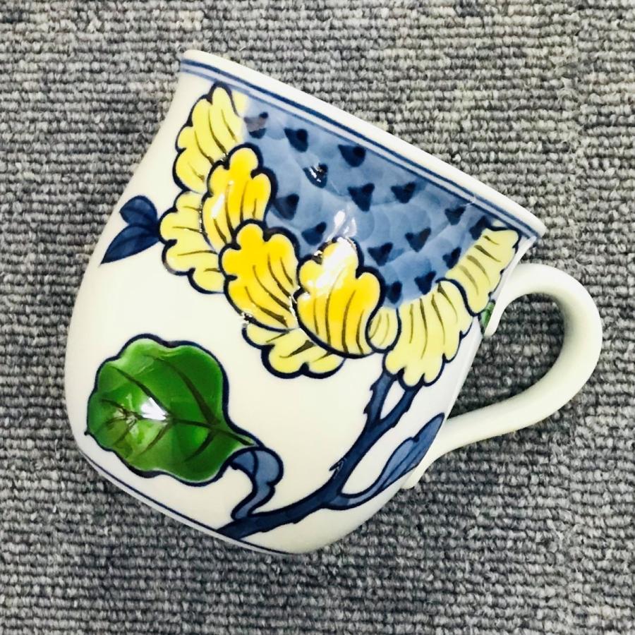 源右衛門窯 染錦向日葵マグカップ : 陶器たて石 Yahoo!店 - 通販