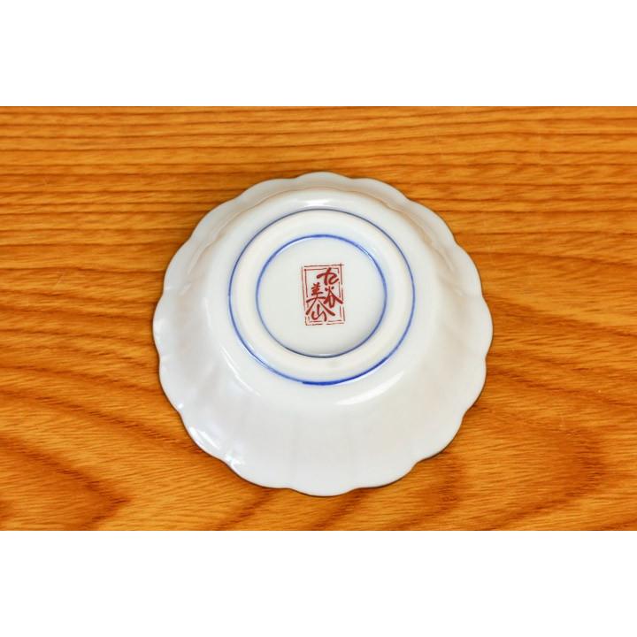 九谷焼 菊型小付揃 山野草 / 美山窯 和食器 皿 小皿 人気 ギフト 化粧