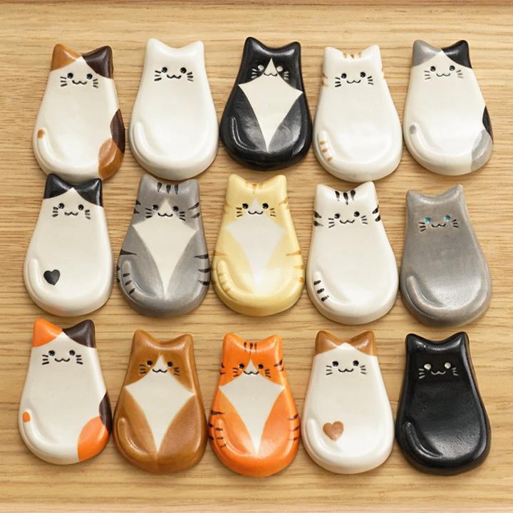 九谷焼 15種から選べる 猫のはしおき / 遠藤絢子 ｜ 箸置き カトラリー
