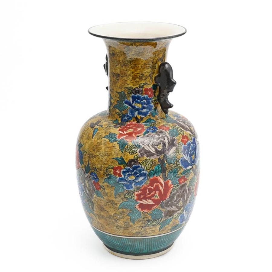 九谷焼 吉田屋風花鳥図壺 花瓶 花器 人気 ギフト 贈り物 結婚祝い