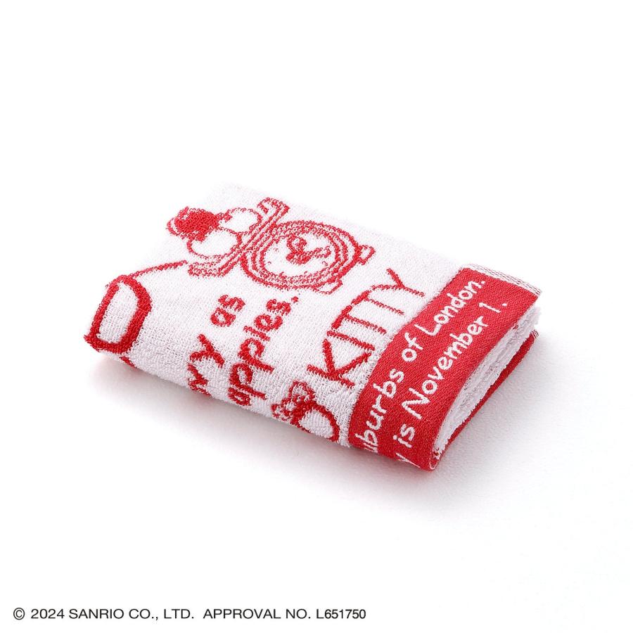 タオル 名入れ 刺繍 Sanrio characters プロフィール/ハローキティ