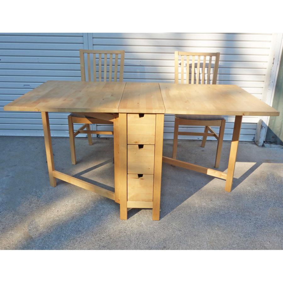 イケア（IKEA） ダイニング5点セット ◇ NORDEN 折りたたみテーブル