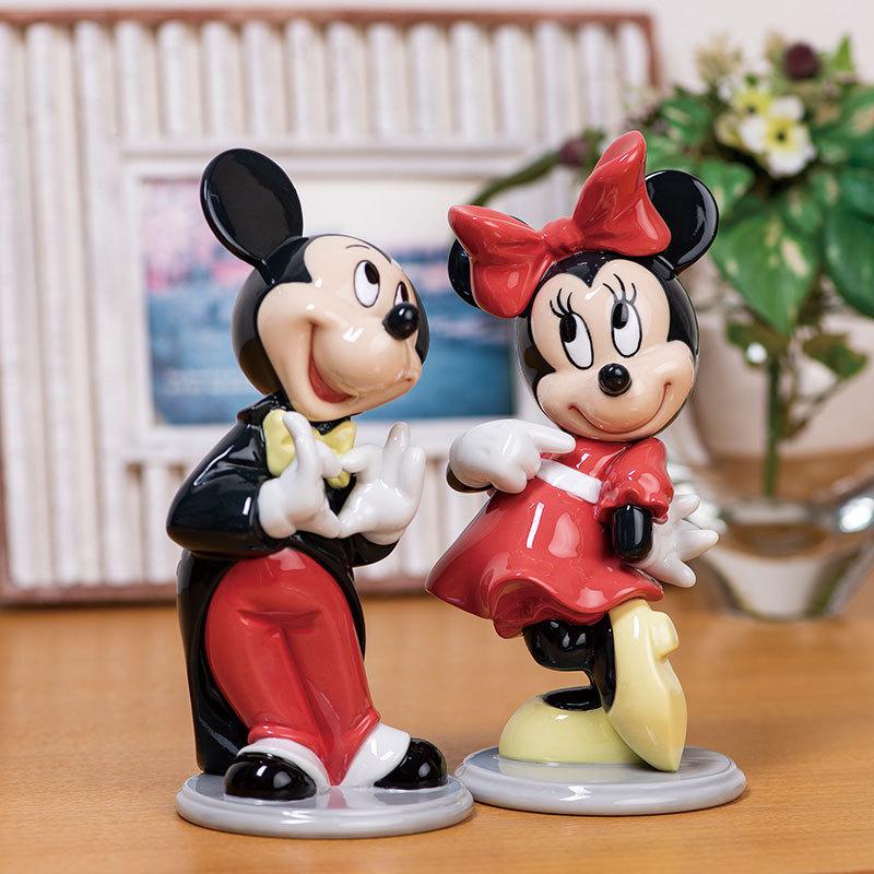 リヤドロ ディズニー 『ミニーマウス』 磁器アート ミッキーマウス
