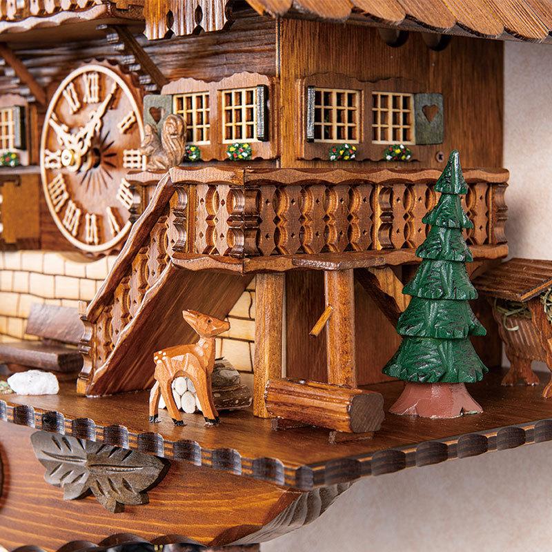 本格カッコウ時計 『 水車のある森の家 』 シュナイダー社 ドイツ製