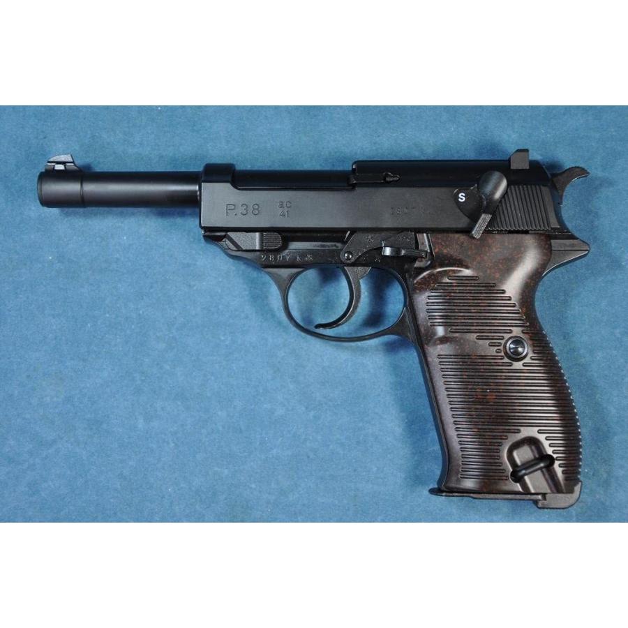 マルゼン ワルサーP38（ac41）ガスブローバック ブラック : ミリタリー