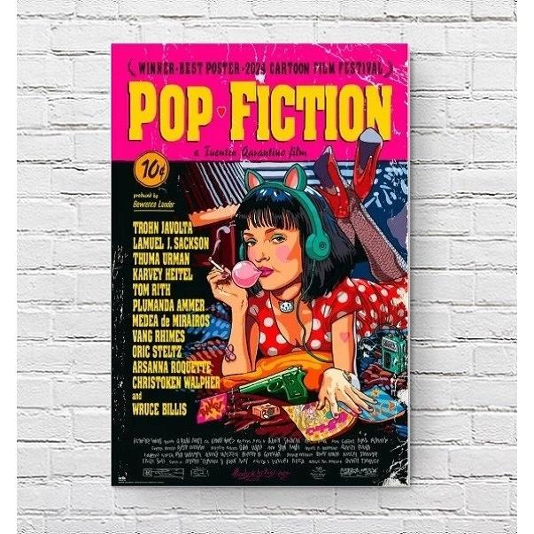パルプフィクション 映画ポスター ポップフィクション US版 24×36