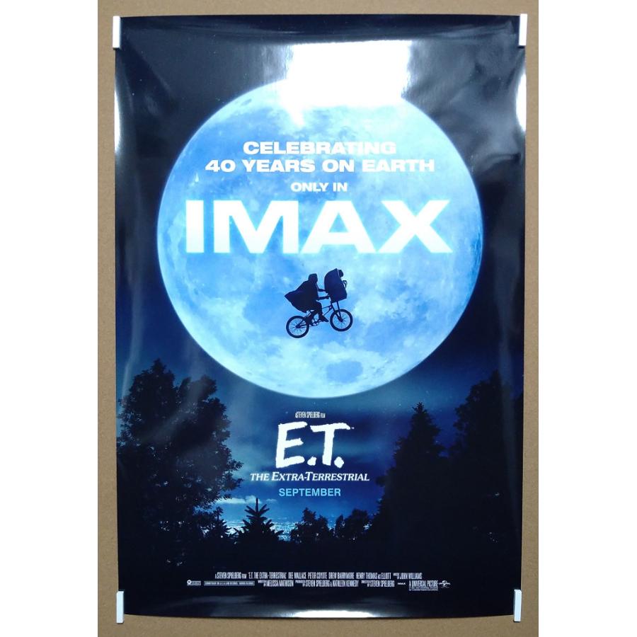E.T. 2022 リ・リリース ET 映画ポスター IMAX US版 両面印刷 27×40