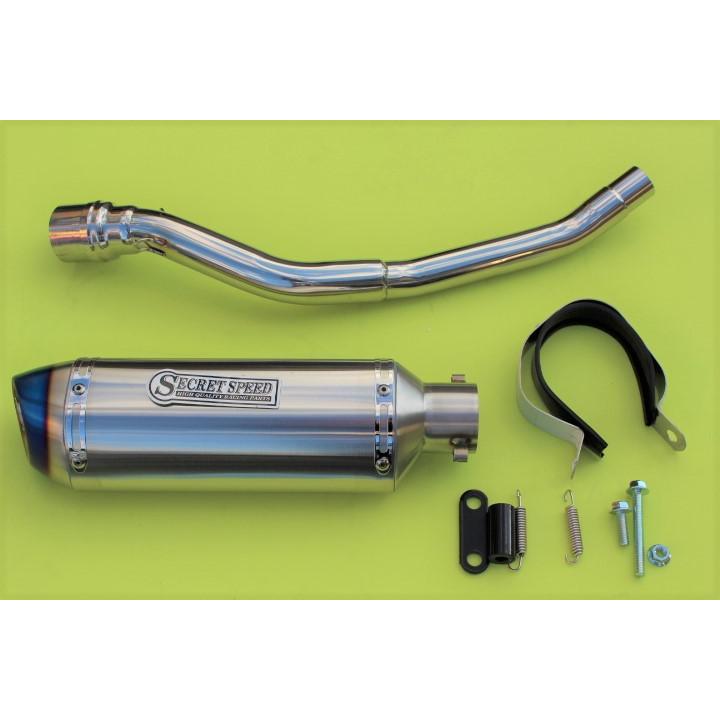 SECRET SPEED☆カワサキ スーパーシェルパ スリップオンマフラー