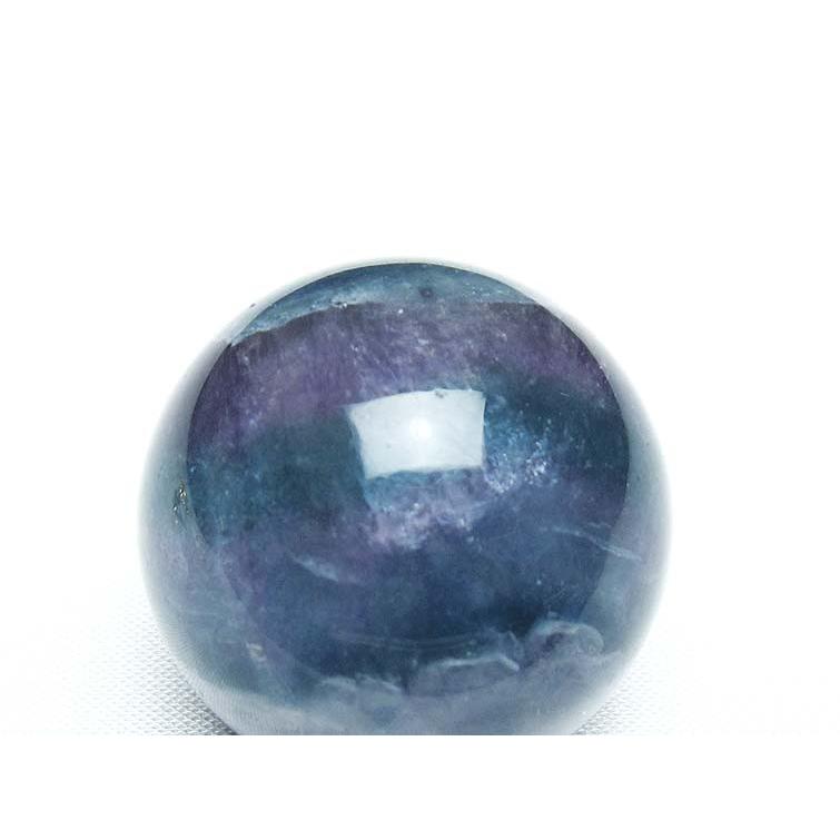 はち。さま専用シラーとマイカ入り！ブルーフローライトスフィア天然石