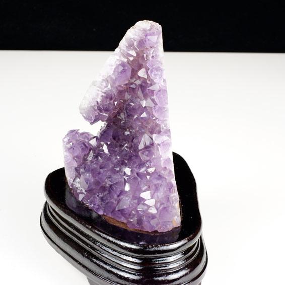 アメジスト クラスター ウルグアイ産 原石 amethyst 台座付属 花型