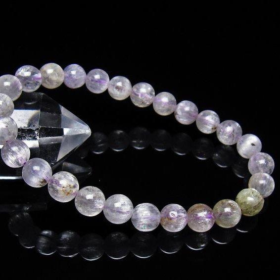 クンツァイト ブレスレット 7mm 一点物 メール便送料無料 111-40729