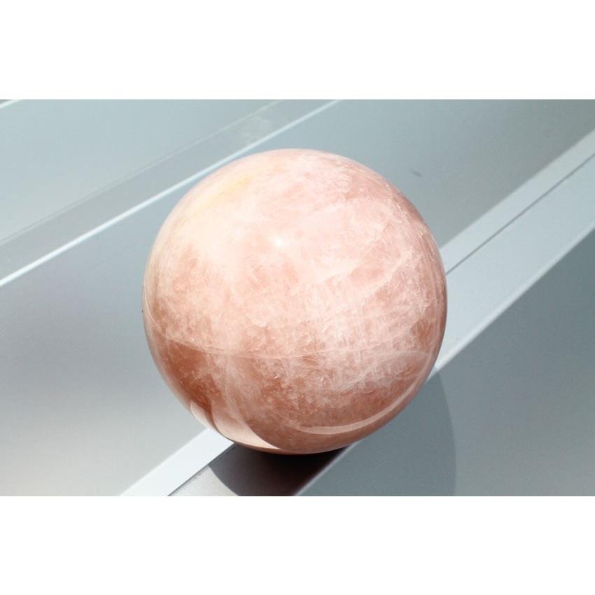 ローズクォーツ 丸玉 スフィア ブラジル産 155mm 4.8Kg 送料無料 一点