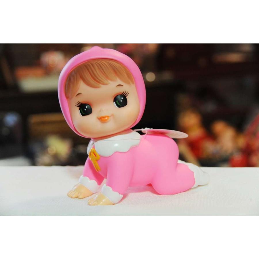 可愛い 赤ちゃん ソフビ人形 ハイハイベイビー Hi hi baby 昭和レトロ