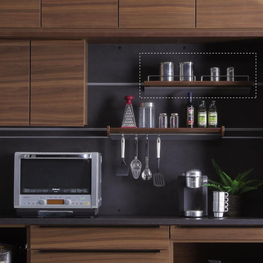 シギヤマ家具工業 キッチンボード レンジ台 カウンター 上 収納 S字