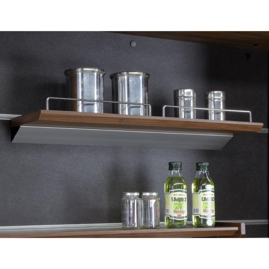 シギヤマ家具工業 キッチンボード レンジ台 カウンター 上 収納 S字