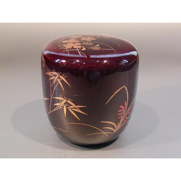 茶道具 大棗 溜塗 四君子蒔絵、 田中宗凌作 : 佐藤大観堂 - 通販