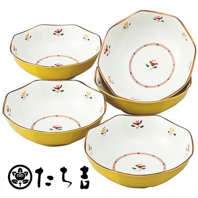 たち吉 花あわせ 煮物鉢5客 : ギフトハウスタカノYahoo!店 - 通販