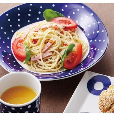 有田焼】≪波佐見焼≫ 藍丸紋 パスタ&カレー皿揃(深皿5枚) : ギフト