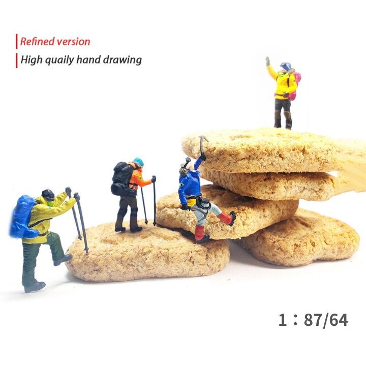 HO人形 情景コレクション ジオラマ人形 1:64 1:87 雪山 ロック