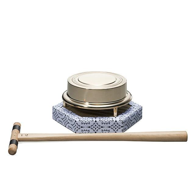 仏壇屋 滝田商店 鉦吾(しょうご)セット 4.5寸 (鉦鼓・伏鉦・叩鉦・鉦