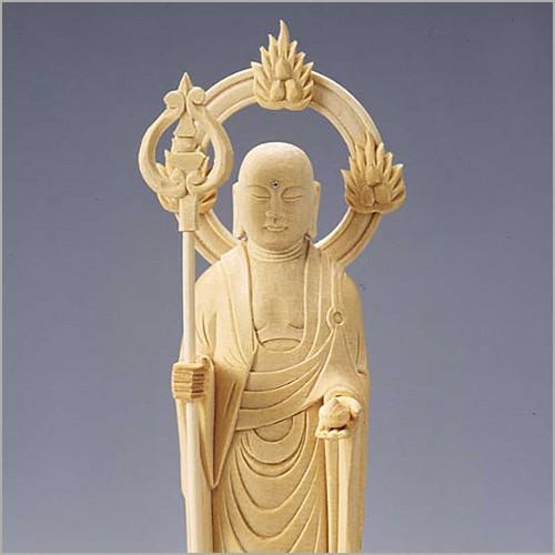 地蔵菩薩 白木製 6寸 : 仏壇・仏具販売-仏壇屋 滝田商店 - 通販